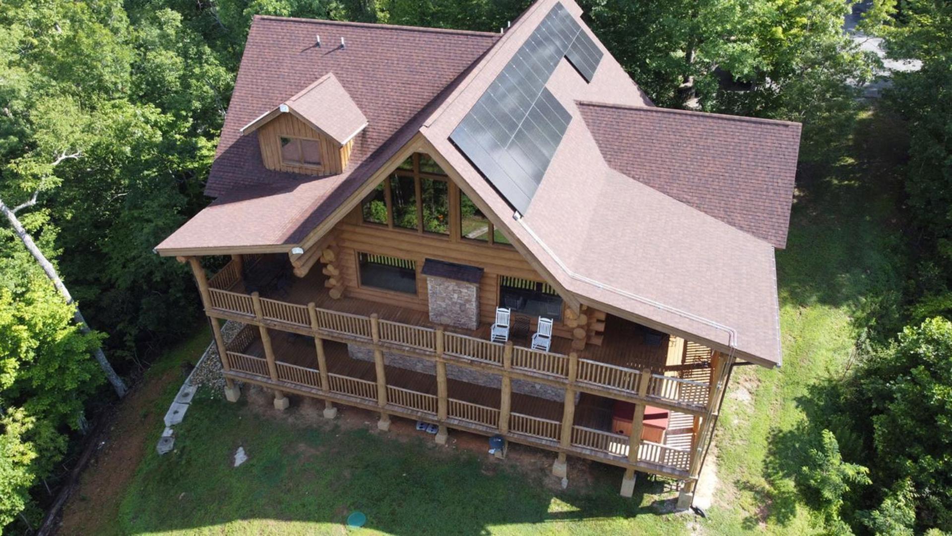 Big Bear Ridge - Breathtaking Mountain Views And Private Forest Scenes In Amazing Large Log *